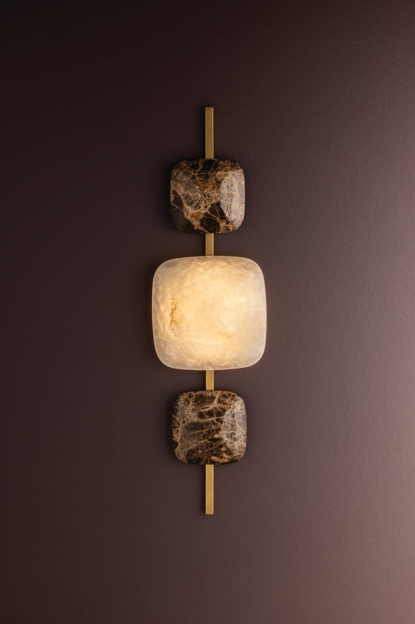 Mareris 9" One Light Wall Sconce, Vintage Brass