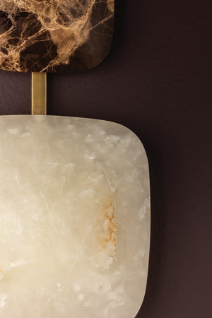 Mareris 9" One Light Wall Sconce, Vintage Brass