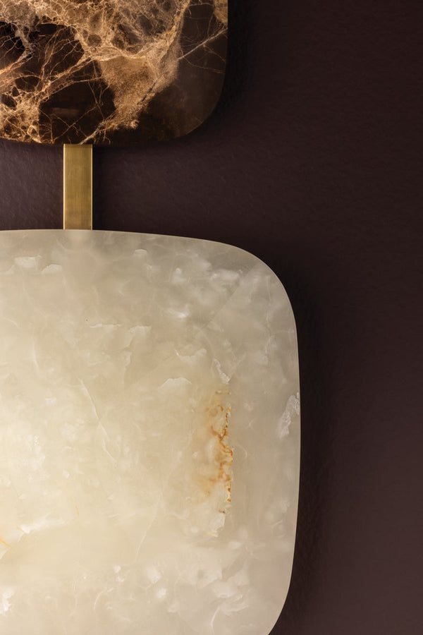 Mareris 9" One Light Wall Sconce, Vintage Brass