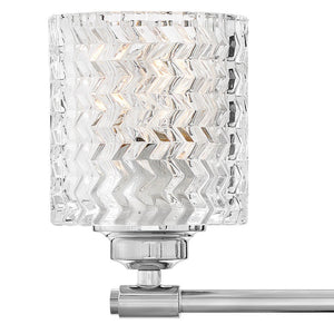 Tempo 24" Three Lights Medium Vanity, Chrome