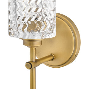 Tempo 5" One Light Medium Sconce, Heritage Brass