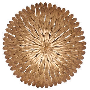 Laurel 24'' Six Light Flush Mount, Antique Gold - Alternate Product Image 1.jpg
