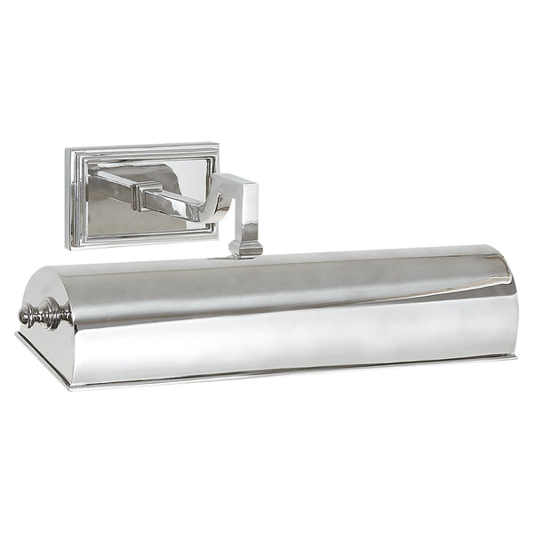 Dean 13.5" One Light Picture Light, Polished Nickel