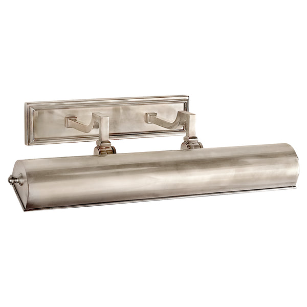 Dean 19.5" Two Light Picture Light, Brushed Nickel