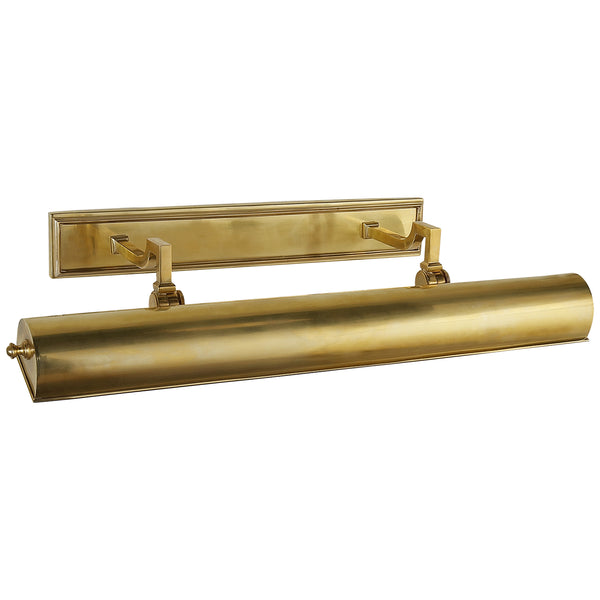 Dean 25.5" Two Light Picture Light, Natural Brass