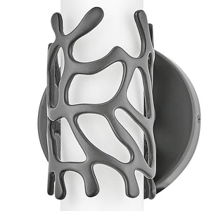 Thyron 5" Medium LED Sconce, Black