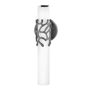 Thyron 5" Medium LED Sconce, Black