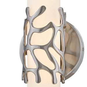 Thyron 5" Medium LED Sconce, Brushed Nickel