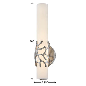 Thyron 5" Medium LED Sconce, Brushed Nickel
