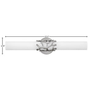 Thyron 22" Medium LED Vanity, Brushed Nickel