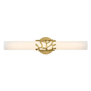 Thyron 22" Medium LED Vanity, Lacquered Brass