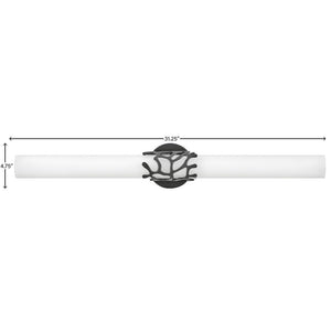 Thyron 31" Large LED Vanity, Black