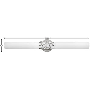 Thyron 31" Large LED Vanity, Brushed Nickel
