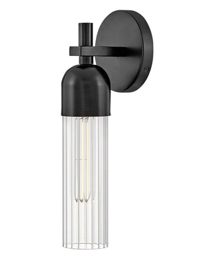 Margo 5" One Light Medium Sconce, Black