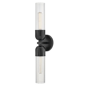 Margo 5" Two Lights Large Sconce, Black