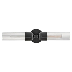 Margo 5" Two Lights Large Sconce, Black