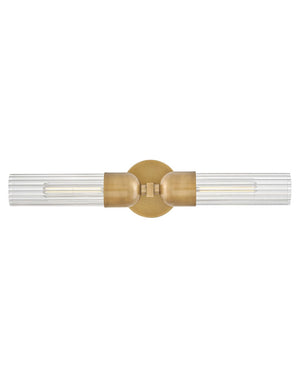 Margo 5" Two Lights Large Sconce, Heritage Brass