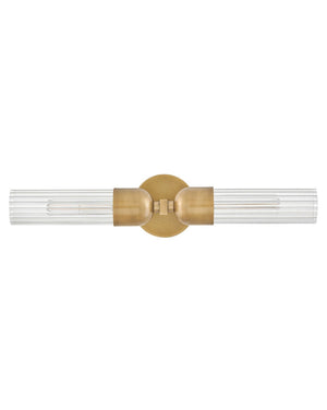 Margo 5" Two Lights Large Sconce, Heritage Brass