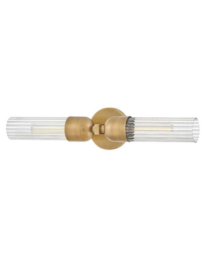 Margo 5" Two Lights Large Sconce, Heritage Brass