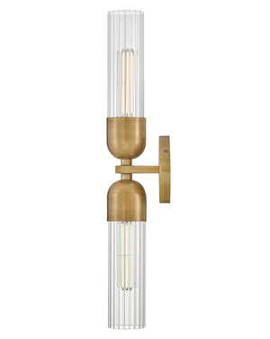Margo 5" Two Lights Large Sconce, Heritage Brass