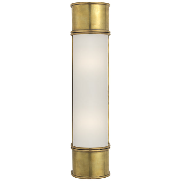 Oxford 4.25" Two Light Bath Sconce, Antique-Burnished Brass