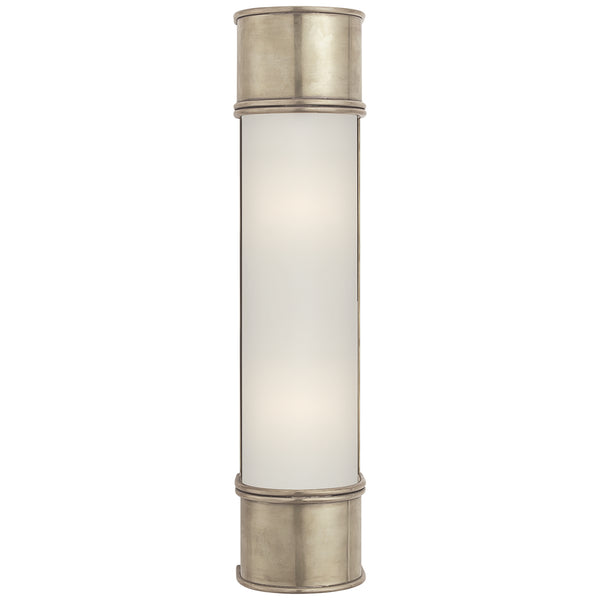 Oxford 4.25" Two Light Bath Sconce, Antique Nickel