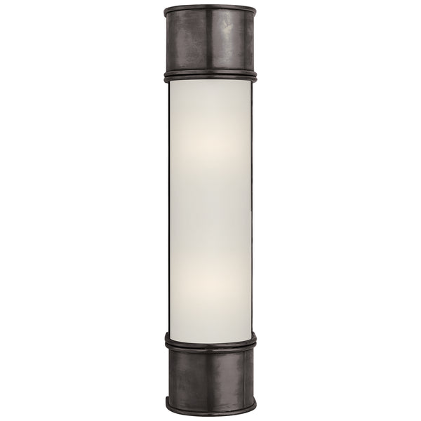 Oxford 4.25" Two Light Bath Sconce, Bronze
