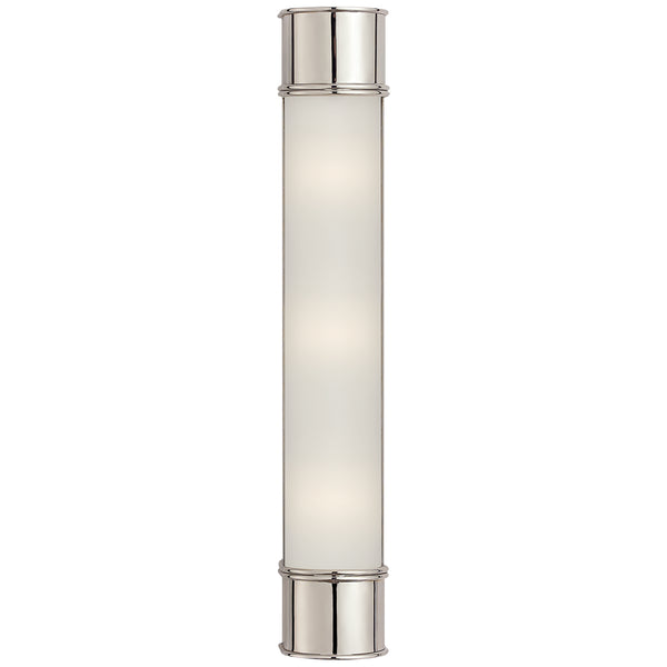 Oxford 4" Three Light Bath Sconce, Polished Nickel