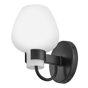 Rumba 5" One Light Small Sconce, Black