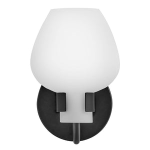 Rumba 5" One Light Small Sconce, Black