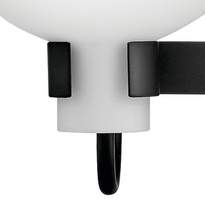 Rumba 15" Two Lights Small Vanity, Black