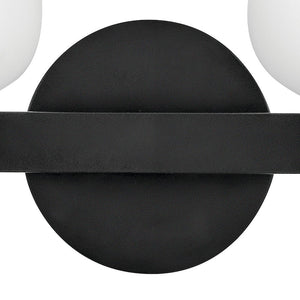 Rumba 15" Two Lights Small Vanity, Black