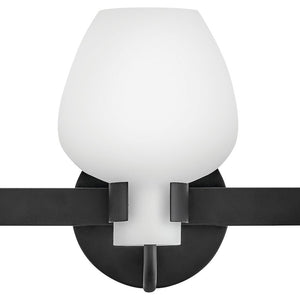 Rumba 24" Three Lights Medium Vanity, Black