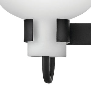 Rumba 24" Three Lights Medium Vanity, Black