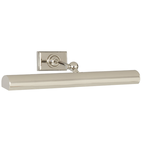 Cabinet Maker 18" Two Light Picture Light, Polished Nickel