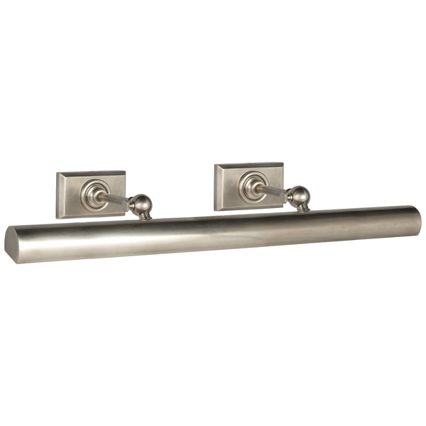 Cabinet Maker 24" Two Light Picture Light, Antique Nickel