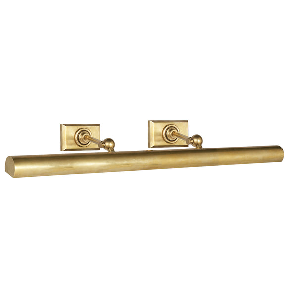 Cabinet Maker 30" Four Light Picture Light, Hand-Rubbed Antique Brass