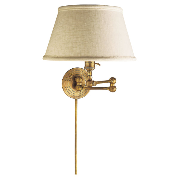 Boston 17" One Light Wall Sconce, Hand-Rubbed Antique Brass