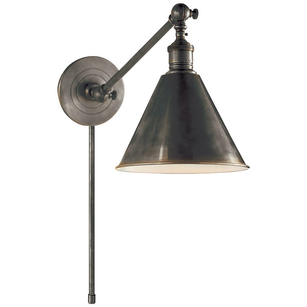 Boston 7.25" One Light Wall Sconce, Bronze