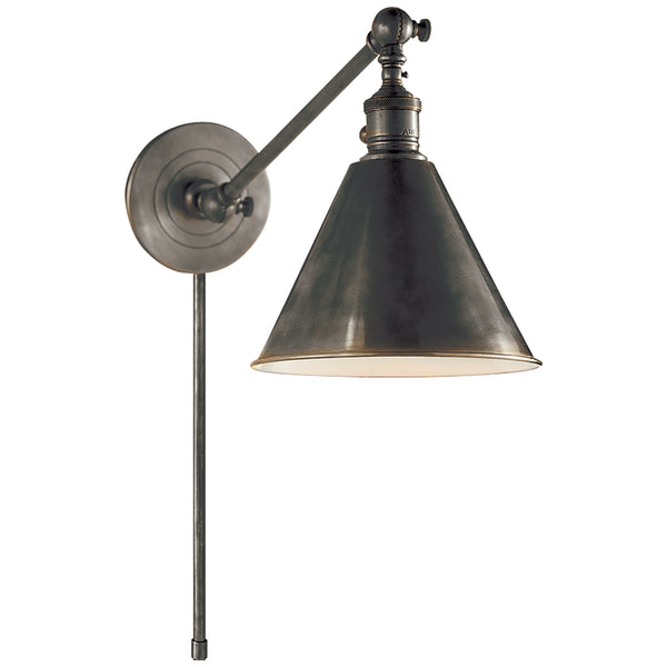 Boston 7.25" One Light Wall Sconce, Bronze