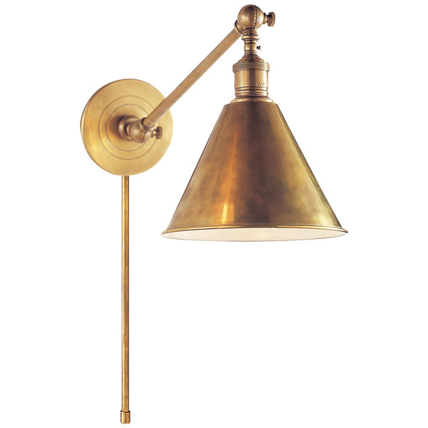 Boston 7.25" One Light Wall Sconce, Hand-Rubbed Antique Brass
