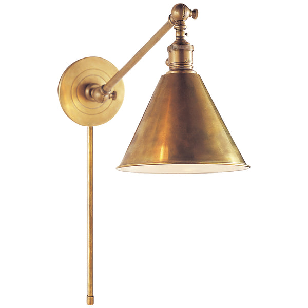 Boston 7.25" One Light Wall Sconce, Hand-Rubbed Antique Brass