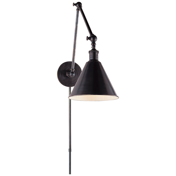 Boston 7.25" One Light Wall Sconce, Bronze