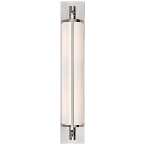 Keeley 3.5" Two Light Wall Sconce, Polished Nickel