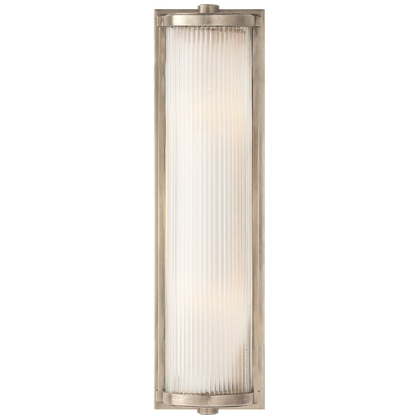 Dresser 5" Two Light Wall Sconce, Antique Nickel