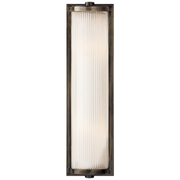 Dresser 5" Two Light Wall Sconce, Bronze