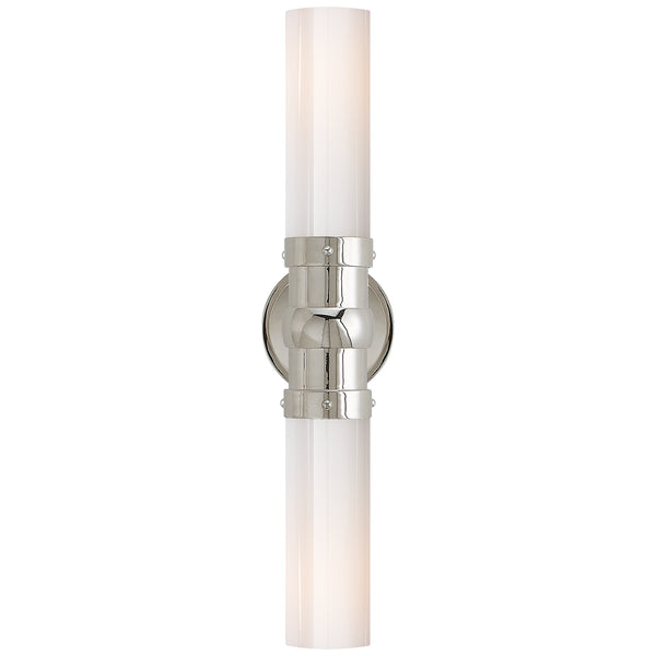Graydon  Two Light Bath Sconce, Polished Nickel