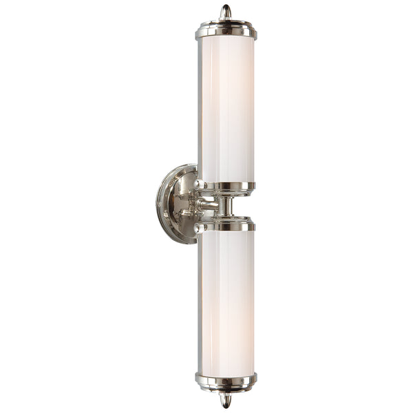 Merchant 3.75" Two Light Bath Sconce, Chrome