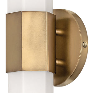 Chime 5" Medium LED Sconce, Heritage Brass