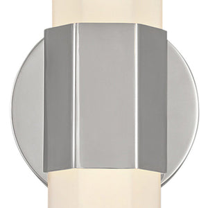 Chime 5" Medium LED Sconce, Polished Nickel